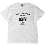 ランクルBJ60V Tシャツ 2201TY01-01 WHITE M