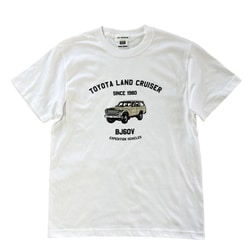 ランクルBJ60V Tシャツ 2201TY01-01 WHITE L