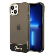 GUHCP14SHGCOK [iPhone 14用 GUESS（ゲス） 公式ライセンス ダブルレイヤー 背面ケース ブラック]
