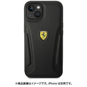 iPhone 14用 フェラーリ 公式ライセンス 本革 背面ケース ブラック FEHCP14SRBUK