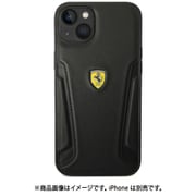 iPhone 14 Plus用 フェラーリ 公式ライセンス 本革 背面ケース ブラック FEHCP14MRBUK