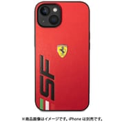 iPhone 14 Plus用 フェラーリ 公式ライセンス SFロゴ入り 背面ケース レッド FEHCP14MPSFR