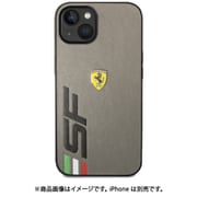 iPhone 14 Plus用 フェラーリ 公式ライセンス SFロゴ入り 背面ケース グレー FEHCP14MPSFG