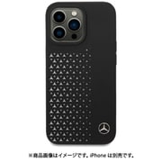 iPhone 14 Pro Max用 MERCEDES-BENZ - LIQUID SILICONE CASE - GRADIENT STAR PATTERN HORIZONTAL - BLACK MEHCP14X8SMHRK