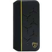 iPhone 14用 Lamborgihini - Geniune leather ,Alcantara & carbon book case YW LB-TPUFCIP14-AV/D12-YW