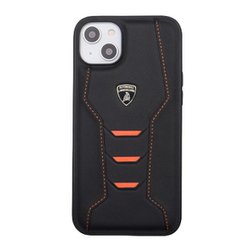 iPhone 14 Plus用 Lamborgihini - Geniune leather back cover OE LB-TPUPCIP14M-HU/D16-OE