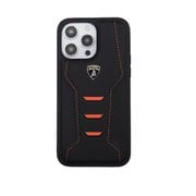 iPhone 14 Pro Max用 Lamborgihini - Geniune leather back cover OE LB-TPUPCIP14PM-HU/D16-OE
