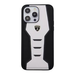iPhone 14 Pro Max用 Lamborgihini - Geniune leather back cover WE LB-TPUPCIP14PM-HU/D16-WE