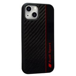 iPhone 14 Plus用 Audi - Carbon case BK AUS-TPUPCIP14M-R8/D1-BK