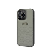iPhone 14 Pro用 Audi - Geniune leather back cover GY AU-TPUPCIP14P-GT/D2-GY