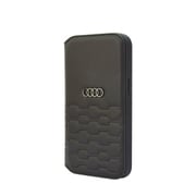 iPhone 14 Pro用 Audi - Synthetic Leather Folio Case BK AU-TPUFCIP14P-GT/D2-BK