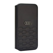iPhone 14 Plus用 Audi - Synthetic Leather Folio Case BK AU-TPUFCIP14M-GT/D2-BK