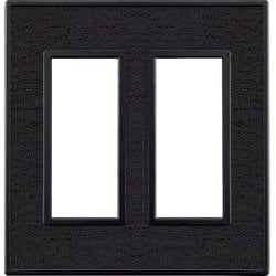 PXP-FB02-LB [スガツネ工業 （210032240）スイッチプレート・コンセントプレート（2連）]