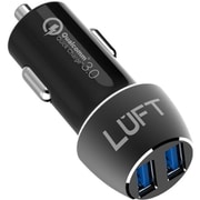 Quick Charge3.0 搭載 カーチャージャー 急速 車載充電器 ブラック LUFT-QCCBK