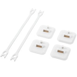 耐震 ゴムベルト 家具 転倒防止 震度7対応 150kg 2本入 ホワイト TS-F015