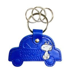 PEANUTS レザーキーホルダー タクシー BL [キャラクターグッズ]
