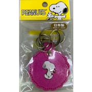 PEANUTS レザーキーホルダー クッキー PK [キャラクターグッズ]