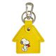PEANUTS レザーキーホルダーハウス YE [キャラクターグッズ]