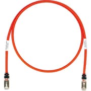 STP6X2.5MRD [パンドウイット CAT6A/CAT6 シールドパッチコード 2.5m 赤]