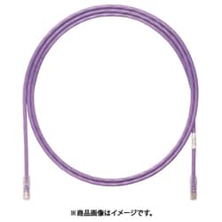 UTP6AX1MVL [パンドウイット カテゴリ6A UTPパッチコード 24AWG 単線 ケーブル径：Φ6.4mm 1m 紫]