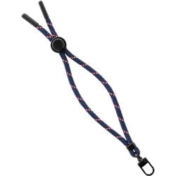 LN-HS01D [ハンドストラップ 「WRISTY MULTI STRAP」 丸紐タイプ D（ネイビー/レッド/ホワイト）]