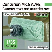 DM35126 1/35 現用 センチュリオン Mk.5AVRE用 キャンバスカバー付防盾セット （AFVクラブ/アミュージングホビー用） [プラモデル用パーツ]