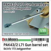 DM35127 1/35 WWII ドイツ 駆逐戦車 ヤークトパンター用PAK43/2 L71対戦車砲 （アカデミー用） [プラモデル用パーツ]