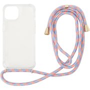 QZC-1008PK [クリアショルダーケース iPhone 14/13用 ピンク]