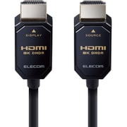 HDMIケーブル Ultra High Speed HDMI アクティブオプティカル 10m 8K 60p / 4K 120p 金メッキ （タイプA・19ピン - タイプA・19ピン） 外部電源不要 イーサネット対応 HEC eARC対応 長尺 ブラック DH-HDLO21A10BK