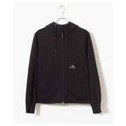 エアクッションフーディー Air Cushion Hoody SWS23111 101 ブラック Lサイズ [ランニングウェア パーカー レディース]