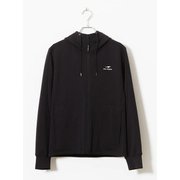 エアクッションフーディー Air Cushion Hoody SMS23112 101 ブラック XLサイズ [ランニングウェア パーカー メンズ]