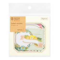 シール2610 PCM ラベル 花柄 82610006