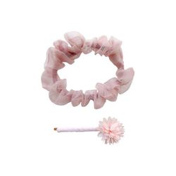 フラワーヘアピン＆シュシュセット ピンク K03-06106