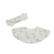 スタイ&ヘアバンド2点セット かすみ草 イエロー K55-02811
