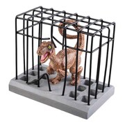 ペン立て ステーショナリースタンド ケージステーショナリースタンド CAGE STATIONERY STAND 恐竜 ヴェオキラプトル SR-4803