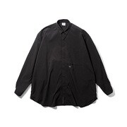K223-900 [KiU（キウ） ジャケット WR OVERSIZE SHIRTS JACKET ブラック F]