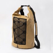 ウォータープルーフドライバッグ20L ベージュ K250-911
