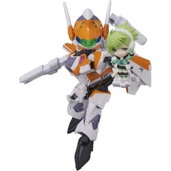 TINY SESSION マクロスΔ VF-31E ジークフリード チャック・マスタング機 with レイナ・プラウラー [塗装済可動フィギュア]