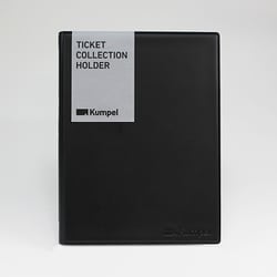 Kumpel チケットコレクションホルダー コールブラック KPTH135