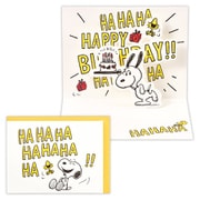 誕生日カード スヌーピーハハハハッピー EAR-811-570