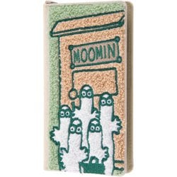 IN-AFXSSGR3/MT30 [「ムーミン」/汎用手帳型ケースFLEX Sサイズ サガラ刺繍/ニョロニョロとドア]