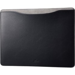 MacBook Pro 14インチ用(2023/2021年)パソコン ケース カバー スリーブタイプ ソフトレザー ブラック BM-IBSVM2214BK