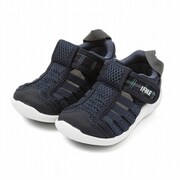 播州織チェック柄ウォーターシューズ 20-3304 ネイビー 15cm [ベビーサンダル]