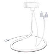 SE-CA1FS25-WH [seena 3in1充電ケーブル付きフレシキブルスタンド ホワイト]