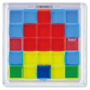 いろをかさねてとくパズル いろイロパズル きかがくもよう [立体パズル]