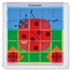 いろをかさねてとくパズル いろイロパズル いきもの [立体パズル]