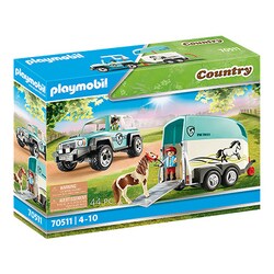 プレイモービル　70510 田舎の牧場シリーズ ポニー小屋とトレーラーハウス ヨドバシ.com - プレイモービル playmobil 70510 [プレイ