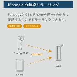 ヨドバシ.com - ファンロジー FunLogy X-03 [モバイルプロジェクター