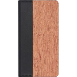 I5K16-KAWORK08-11 [LOOF Nature Series iPhone 11用 手帳型ケース 花梨]