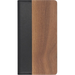 I5K16-KUWORK08-11 [LOOF Nature Series iPhone 11用 手帳型ケース 胡桃]